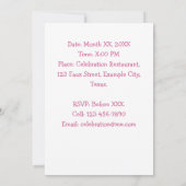 Invitation Photo personnalisée Ballons d'anniversaire 7e (Dos)