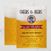 Invitation Photo personnalisée Bière Anniversaire Fête Invita (Devant / Derrière)