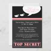 Invitation photo personnalisée de la fête d'annive (Dos)