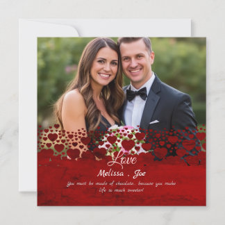 Invitation Photo personnalisée de Sweet & Fun Saint Valentin