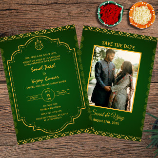Invitation Photo personnalisée du Mariage hindou indien Ganes