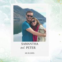 Photo personnalisée Mariage détendu moderne