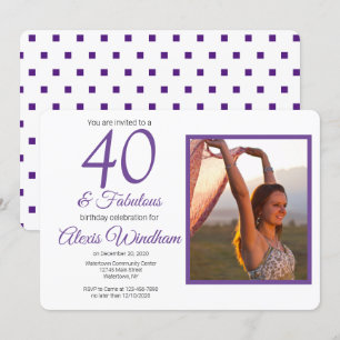 Invitation Photo personnalisée moderne