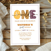 Invitation photo personnalisée pour le premier ann
