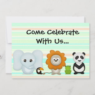 Invitation photo personnalisée, premier anniversai