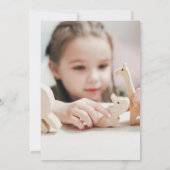 Invitation Photo Pink Preschool Teddy Bear Graduation (Dos)