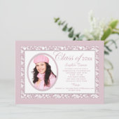 Invitation photo Pink Reflection (Debout devant)