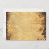 Invitation Photo Pirate à thème fête d'anniversaire (Dos)