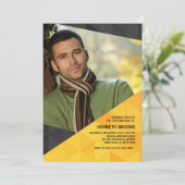 Invitation photo polygonale (Debout devant)