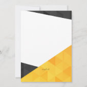 Invitation photo polygonale (Dos)