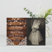 Invitation photo pour anniversaire de mariage TOUT (Debout devant)