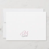 Invitation photo pour baptême (Dos)