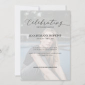 Invitation photo pour célébrer la vie (Devant)