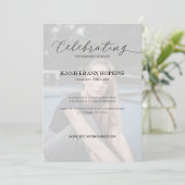 Invitation photo pour célébrer la vie (Debout devant)