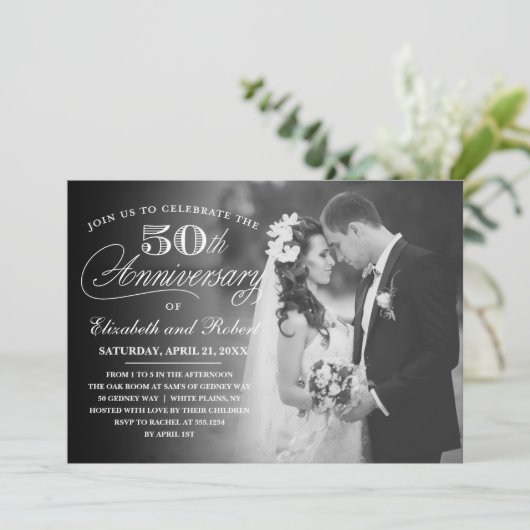 Invitation photo pour fête d'anniversaire de maria (Debout devant)