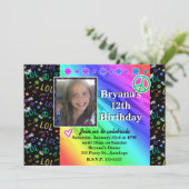 Invitation photo pour fête d'anniversaire LOL arc- (Debout devant)