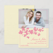 Invitation photo pour la date de sauvegarde des fl (Devant / Derrière)