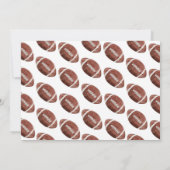 Invitation photo pour la première année de footbal (Dos)