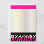 Invitation photo pour la remise des diplômes en zè (Dos)