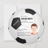 Invitation photo pour l'anniversaire de la fête du (Devant)