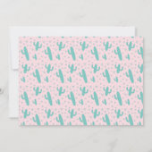 Invitation photo pour l'anniversaire de Llama Pink (Dos)