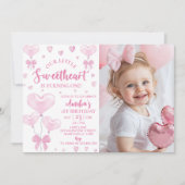 Invitation photo pour l'anniversaire de Saint-Vale (Devant)