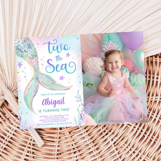 Invitation photo pour le 2e anniversaire de Two th