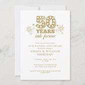Invitation Photo pour le 50e anniversaire du Mariage (Devant)
