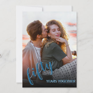 Invitation photo pour le 50e anniversaire – Toutes