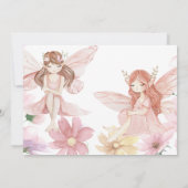 Invitation photo pour le premier anniversaire de f (Dos)