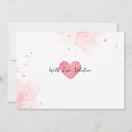 Invitation photo pour le premier anniversaire de V (Dos)