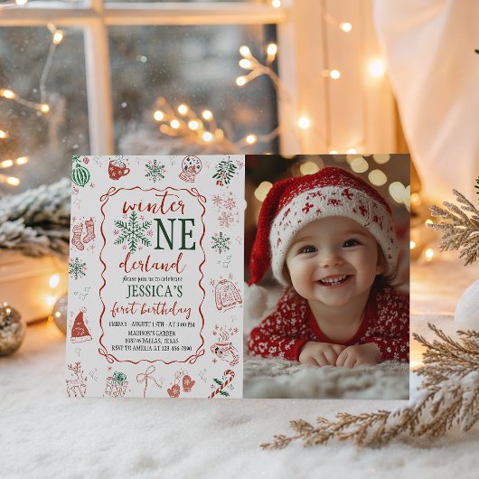 Invitation photo pour le Winter ONEderland
