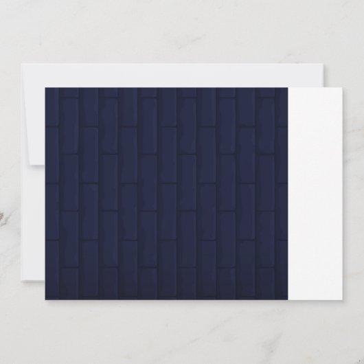 Invitation photo pour les 11 ans d'un garçon (Dos)