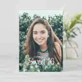 Invitation photo pour les 16 ans (Debout devant)