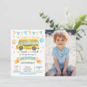 Invitation photo pour les 2 ans d'anniversaire d'a (Debout devant)