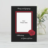 Invitation photo pour les 40 ans de mariage (Debout devant)