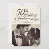 Invitation photo pour les 50 ans de mariage (Devant)