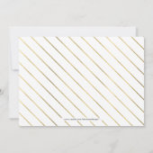 Invitation photo pour les 50 ans de mariage en or (Dos)