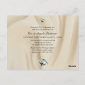 Invitation photo pour les 60 ans de mariage de dia (Dos)