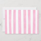 Invitation photo pour les 8 ans de ballerine  (Dos)