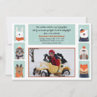 Invitation photo pour les amis d'hiver