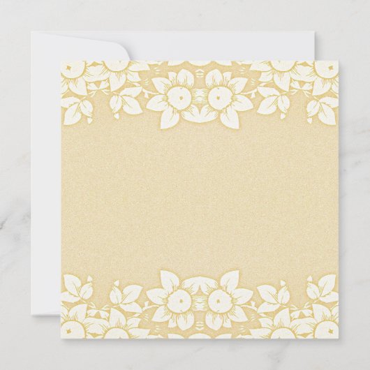 Invitation photo pour les noces d'or (Dos)