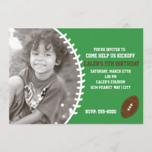 Invitation photo pour une fête d'anniversaire de f