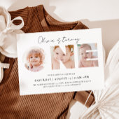 Invitation Photo Premier anniversaire, 1er anniversaire Invit