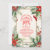 Invitation Photo Premier Noël Dans Notre Nouvelle Maison (Devant)