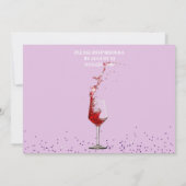 Invitation Photo Purple 30 et fête fabuleuse d'anniversaire (Dos)