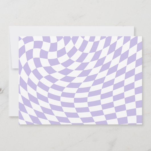 Invitation Photo Purple Little Boo Halloween 1er anniversaire (Dos)