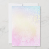 Invitation *~* Photo QR - Pastel ENREGISTRER LA DATE Website  (Dos)