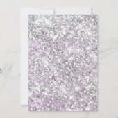 Invitation Photo Rainbow Sparkle 12e anniversaire (Dos)