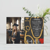 Invitation Photo RN Célébration de la graduation en soins inf (Debout devant)